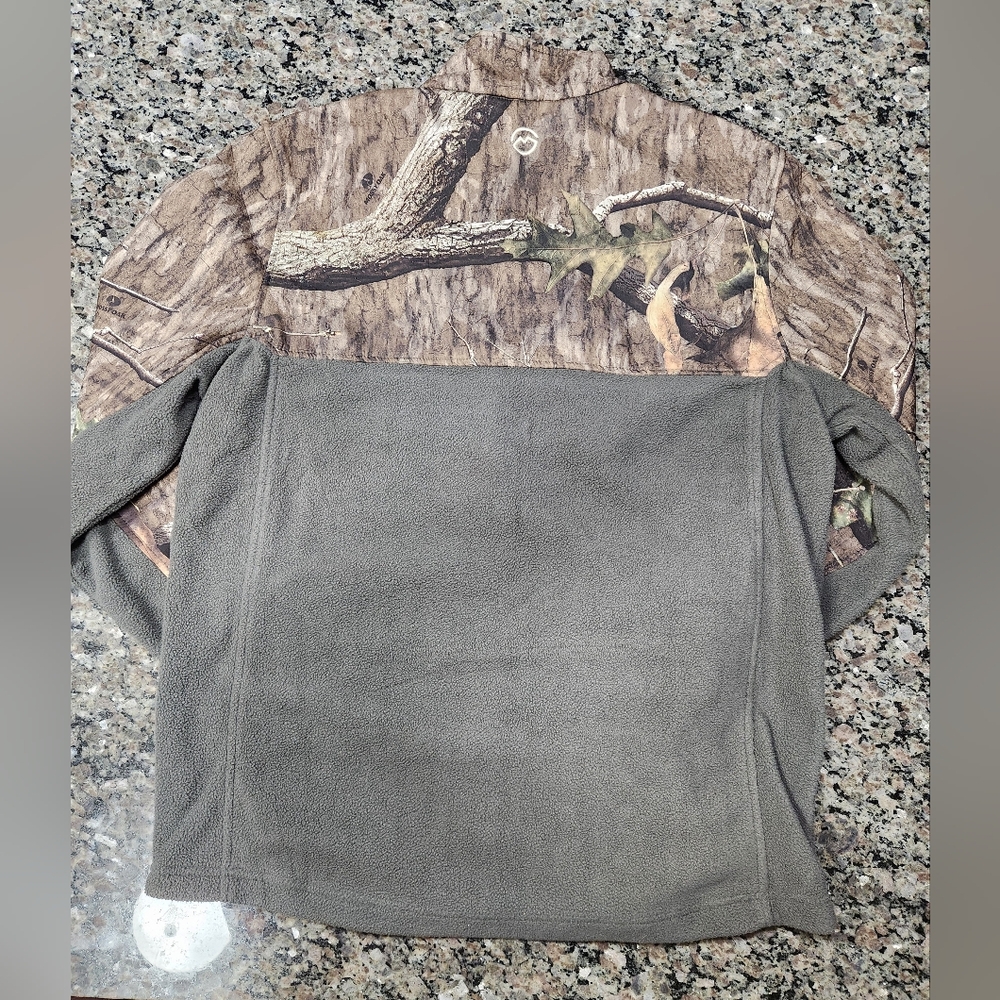 🔥HOT DEAL🔥 Magellan Outdoors HuntGear Boone Fleece Camo Jacket feat. Mossy Oak - Picture 4 of 5